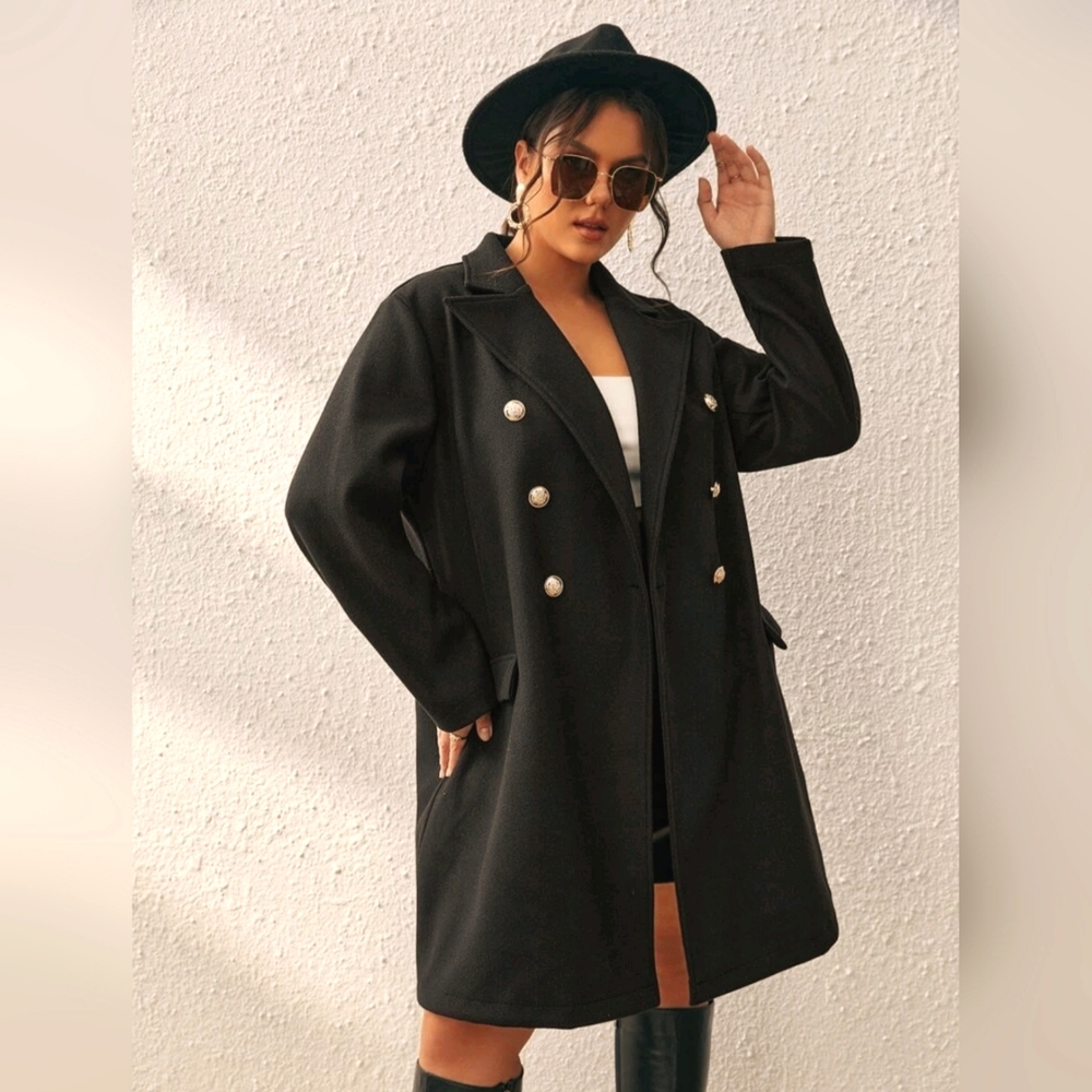 Double-breasted coat